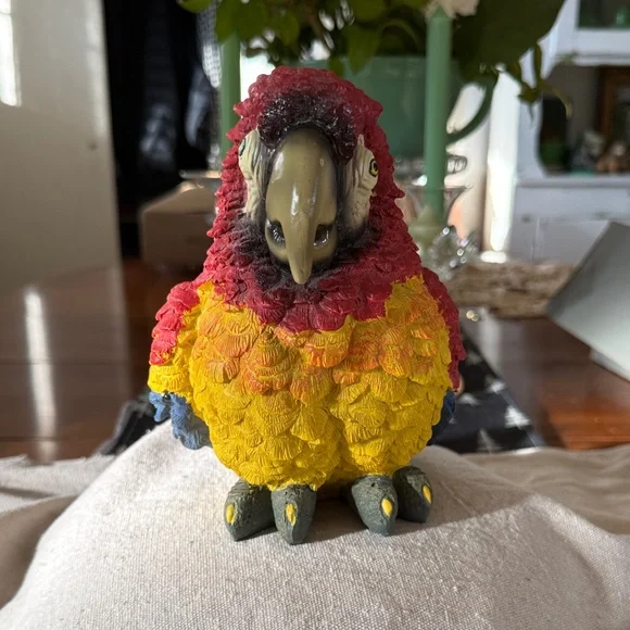 Colorful Parrot Figurine - Picture 2 of 7